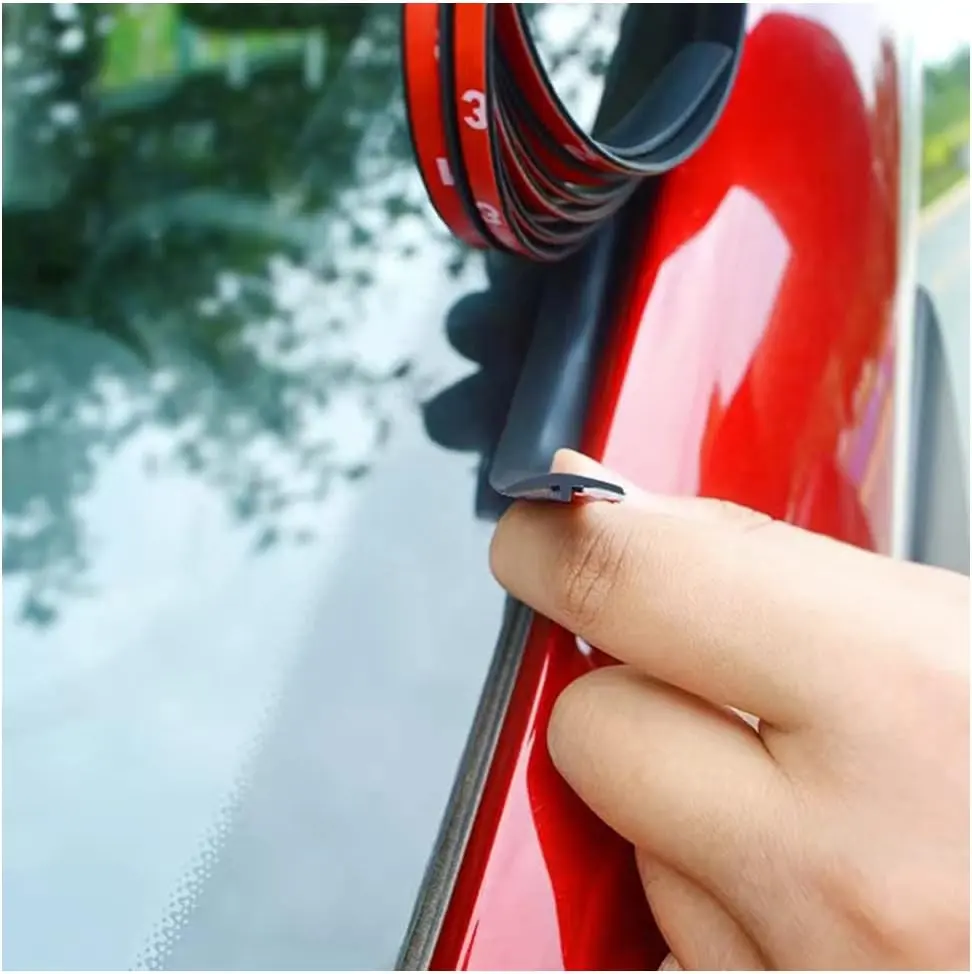 Universal Car Rubber Seal Strip - Car Windshield Rubber Seal, Window Weather Stripping, Waterproof & Dustproof Auto Exterior Accessories for Noise Reduction #CarWeatherstrip