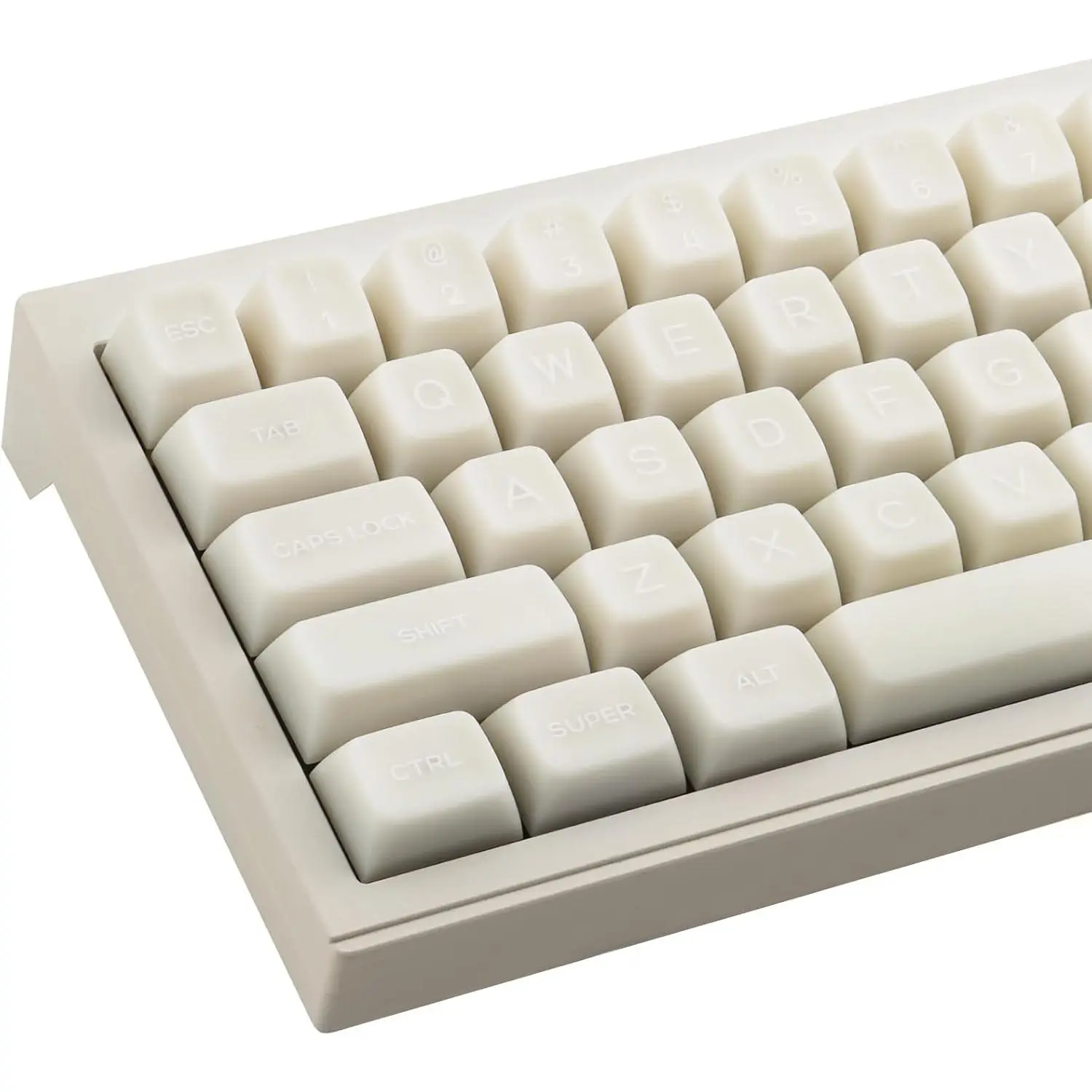 Dye Sublimation PBT Keycaps - 142-Piece Colorfast White Jade Jelly Translucent SA Profile Shine-Through Set, Fingerprint Resistant, Manufacturer Warranty, for Cherry MX Switches Mechanical & Custom Keyboards, Manufacturer Warrenty, Sa Profile Design