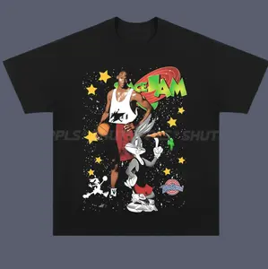 MICHAEL JORDAN Space Jam Vintage Tee, MICHAEL JORDAN T-Shirt, Unisex Basketball Shirt, Graphic Tees, Sweatshirt Menswear Womenswear Streetwear