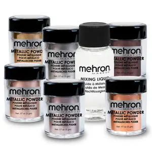 Metallic Powder with Mixing Liquid for Face and Body