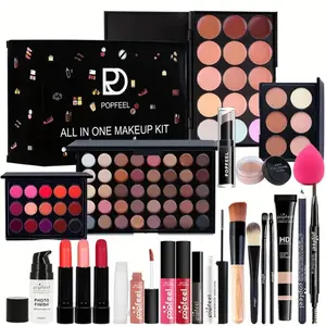 All In One Makeup Cosmetic Set Professional Collection With Essential Tools And Cosmetics Perfect Gift For All Skill Levels