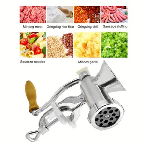 Beef Grinder, Beef Grinder, Meat Grinder - Manual Household Meat Grinder, Sausage Beef Grinder, Tabletop Kitchen Tools