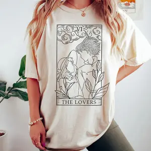 Howl and Sophie Shirt, Howl's Moving Castle Shirt, Anime shirt, Harajuku Clothing
