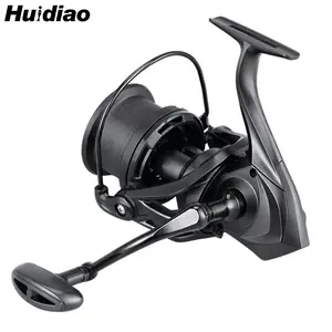 Huidiao NGK Saltwater Spinning Reel 8000-14000 25kg Max Drag Heavy Duty Durable Reel 5+1BB 4.8:1 Long Casting for Surf Fishing Offshore Big Game Fishing Equipment