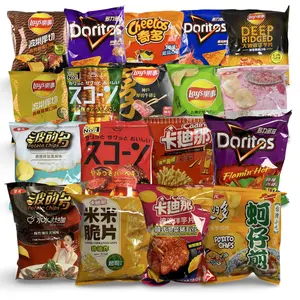 Imported Asian Japanese Chips Assortment – 6 Unique Bags | Rotating Flavors, No Duplicates
