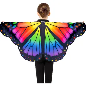 X-CPA02  Toddler Butterfly-Wings-Costume for Girls Princess Dress-Up Clothes, Spring Bug Toys for Kids Birthday Party Gifts Idea