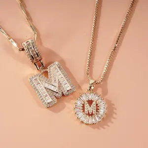 jewelry 2 Pack Initial Letter Pendant Necklaces 14K Gold Plated Adjustable Chain 17-19'' for Women Valentine's Day Anniversary Jewelry Set   Letter Diamond 14K Gold Plated Fashion Jewelry Gift for Holiday Christmas Birthdays Anniversaries