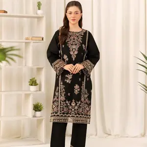 Pakistani dresses Casual Long Sleeve Womenswear