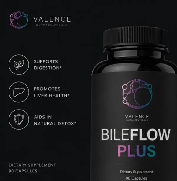 TUDCA Bile Salts Liver & Digestive Support – BileFlow Plus with Ox Bile Artichoke Pancreatin Enzyme Blend for Bloating Fat Absorption Detox 90 Capsules
