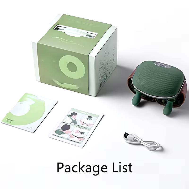 6D deep neck massager, portable massager by massage master, with 3 modes and 2 temperature controls, suitable for neck, shoulder, back and leg, can be operated without plugging in, suitable for office use, and a gift for the elderly, men and women