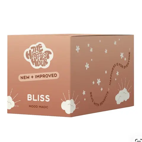 BLISS - Lemon & Lavender Wellness Vitamins Supplement Shots with Blissful Terpene Blend for Stress Relief, Uplifted Mood & Positivity
