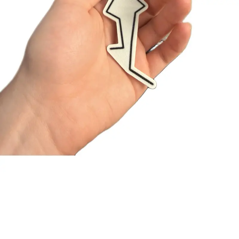John Rod Light Rod Stand Jojo's Bizarre Adventure Keychain, Handmade Homemade Stylish Unisex Keychain with Durable Steel Ring