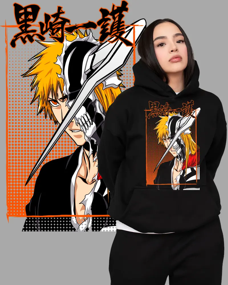 Bleach Unisex Hoodie - Comfortable and Durable Clothing - Unisex Hood