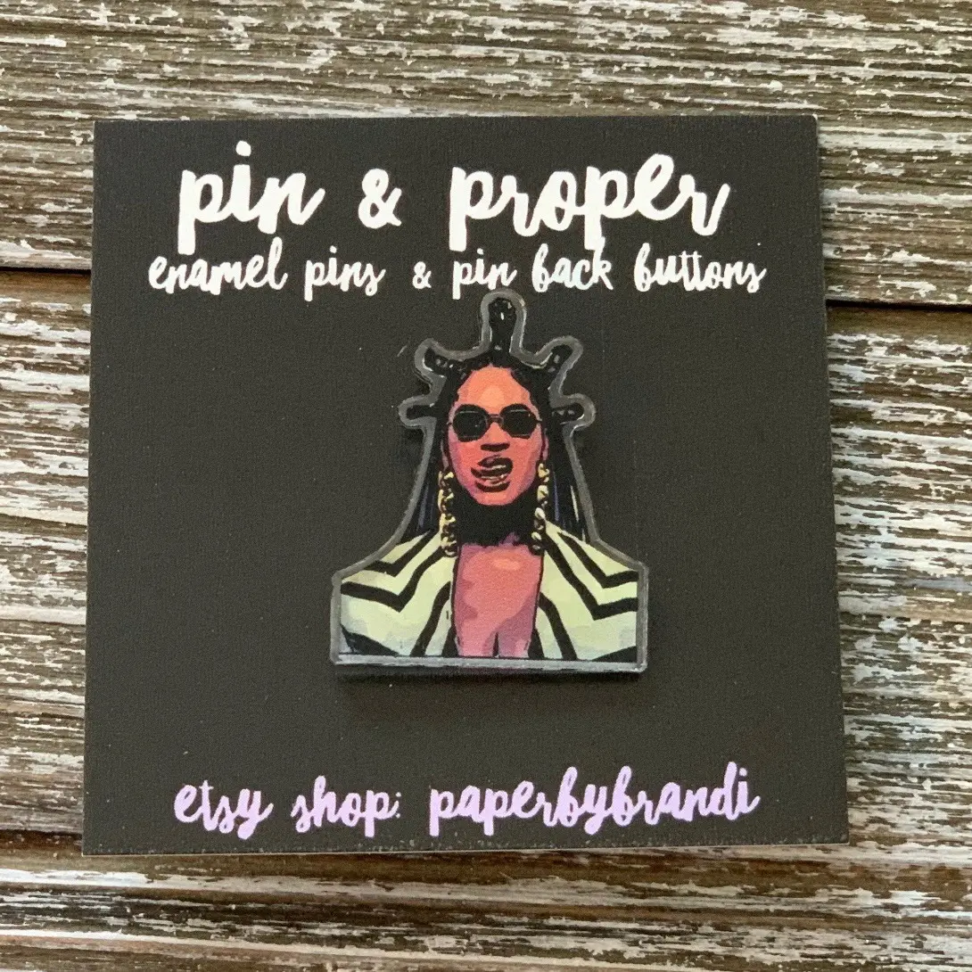 B BIK Acrylic Pin