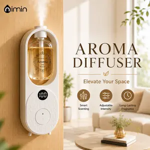Nimin Viral Bathroom Hack Smart Scent Diffuser Certified Waterless Safe Odor Eliminator Ultrasonic Mist Aroma Machine With French Scent Notes For All Rooms Home Use
