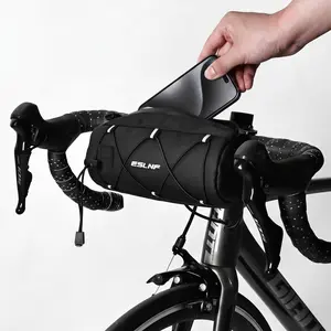 Multi-functional Bicycle Handlebar Bag - Quick-Installation Sports & Outdoor Front Tube Storage Bag with Detachable Shoulder Strap, Bike Accessories