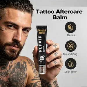 StruggleRoach Tattoo Repair Essence Gel - Tattoo Balm-20ml, Non-Sticky, Transparent Texture, Prevents Fading, Accelerates Healing, Relieves Dryness & Itching Care Cream