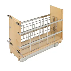 Rev-A-Shelf 5" Pull Out Cabinet Organizer, Ball Bearing Soft Close 447-BCBBSC-5C