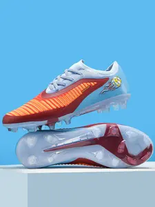 High-Quality Unisex Soccer Shoes, Anti-Slip Durable Design, Colorful Tpu Sole, Professional Match Boots, Ideal for Training, Mud Field Use