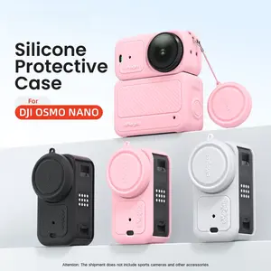 Dji Osmo Nano Silicone Protective Case Cover, Portable Protection for Sports Camera Accessories, Durable & Lightweight Design