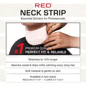 RED by KISS Premium Disposable Barber Neck Strips
