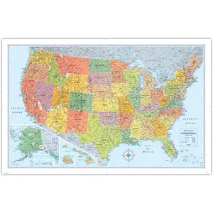 Rand McNally Signature Edition U.S. Wall Map - Folded by Rand McNally