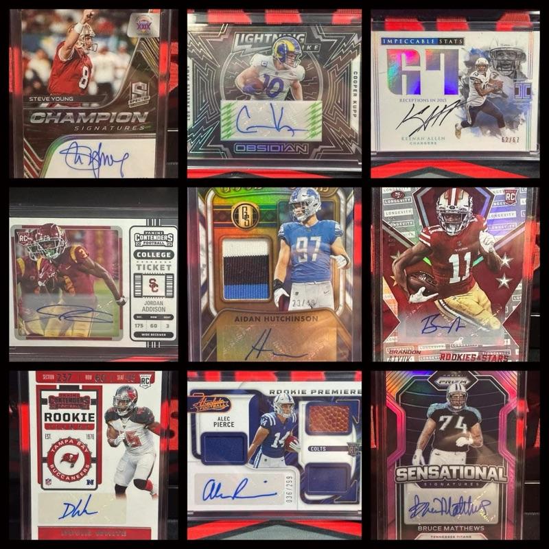 Clearly Football 652 Autograph Pack with One Card Per Pack