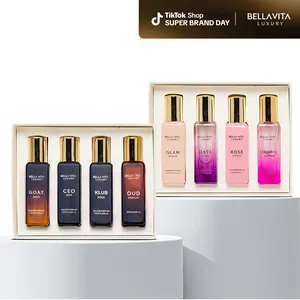 Bellavita Luxury Him & Her Gift Set | Couple Perfume Combo | Men's & Women's Gift set | Romantic Fragrance Set for Couples | Vegan & Cruelty-Free | Super Brand Day Exclusive