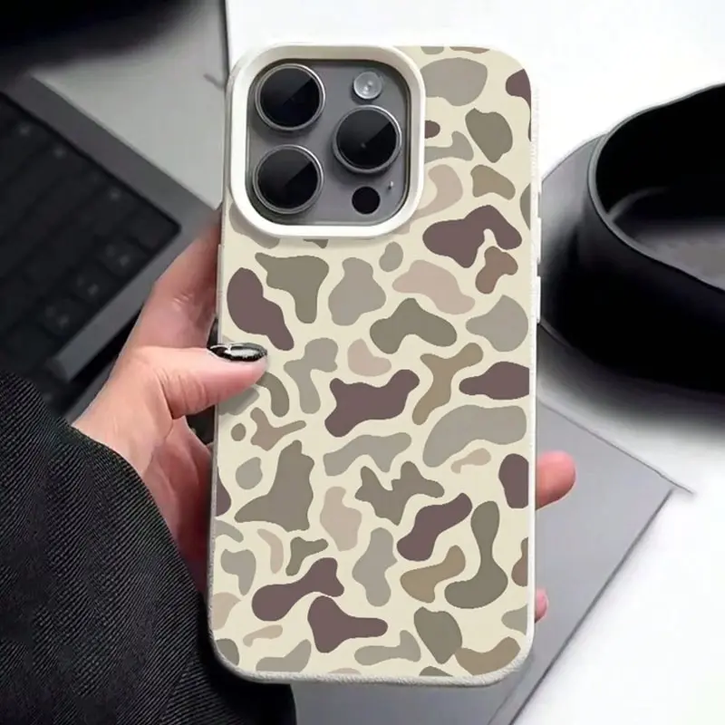 Camouflage Pattern Cellphone Case Casing, Full Protection, Durable, Protection Against Drops, Protective Shockproof Smartphone Tpu Soft Shell Cover, Fits iPhone 11/12/13/14/15/15 Pro/15 Plus/15/16/17 Pro Max, Protector, Accessories