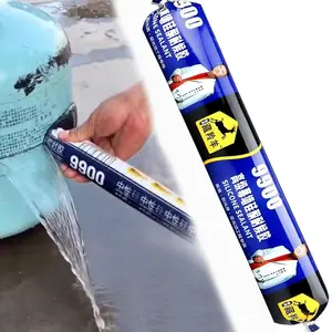 SummerVibes 9900 Silicone Sealant,Neutral Cure Waterproof Adhesive for Kitchen, Bath, Window & Door, Weatherproof Exterior & Interior Caulk, 27 Ounce