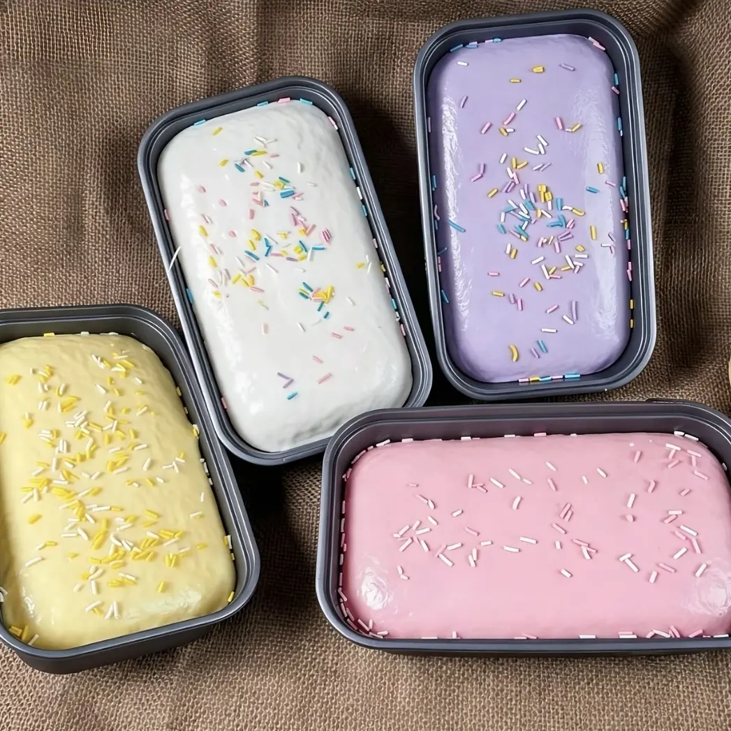 Squeezable Fake Cake Box Stress Relief Toy Squishies, Perfect for Office, Study, Birthdays, Holidays, Party Gifts, Fun and Relaxing