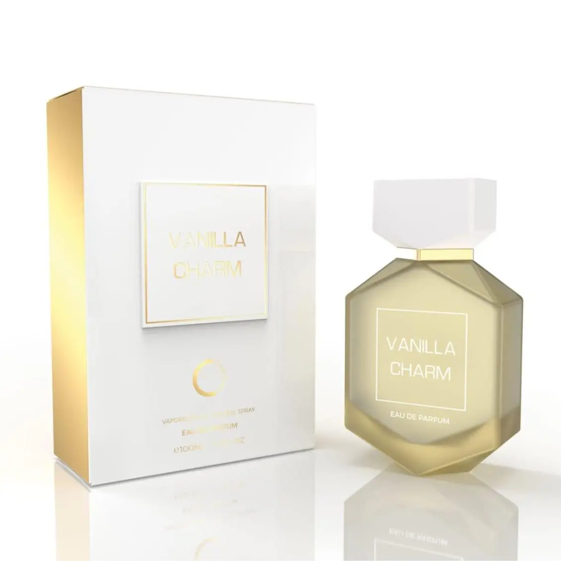 Camara Vanilla Charm EDP For Women 3.4 FL.OZ 100ML Perfume Elegant Gold Bottle & White Box Packaging Regular Edition