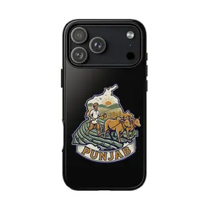 Punjab Farming Illustration Smartphone Case, Wireless Handheld Phone Accessory, Protective Phone Shell
