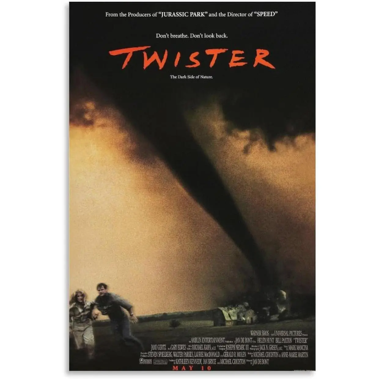 1996 Classic Movie Twister Canvas Wall Art Print - Waterproof Home Decor Poster, Ideal for Bedroom & Living Room Room Decor, Artwork, Photo