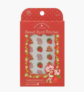 Celavi Strawberry Shortcake Sweet Spot Patches 36PC Acne Patches 10ml Hydrocolloid Patches for Blemishes Made in Korea