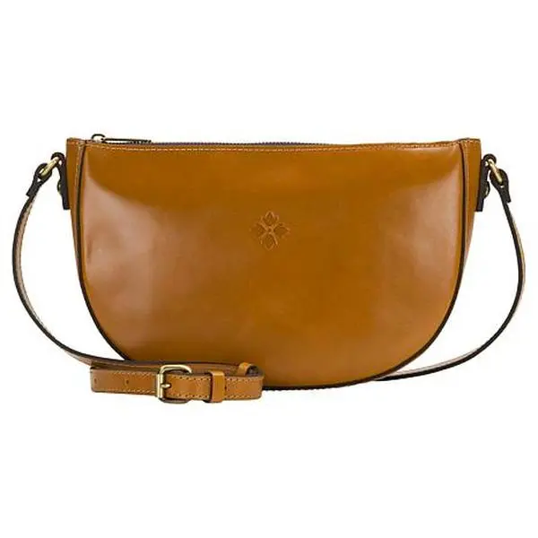 Patricia Nash Melanie Leather Crescent Hobo Crossbody Bag Patricia Nash Melanie Leather Crescent Hobo Crossbody Bag