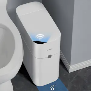 Auto Trash Can, Touch Free,with Lid, Waterproof Trash Bins,can Isolate Odors,Saving Space,Auto suction Bagging,for Kitchen、Bathroom、Bedroom、Office etc. Home Goods
