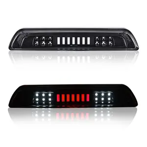 Red Smoke Lens LED 3rd Brake Light Fits 2007-2018 Toyota Tundra, Full LED Rear High Mount Cargo Tail Lamp, Heavy Duty Waterproof Gasket Automotive Styling Upgrade