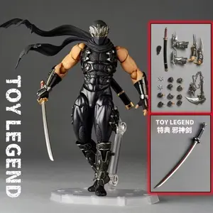 Amazing Yamaguchi Ninja Gaiden RYU HAYABUSA Articulated Joints Moveable Action Figure Model Toys