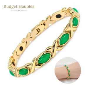 Energy Magnet Bracelets for Women — Women's Magnetic Therapy Bangle with Adjustable Wristband —healing jewelry— luck bracelet-Mother's Day- Modern & Stylish Metal Bracelet -bracelet for men -Giftfree shipping only