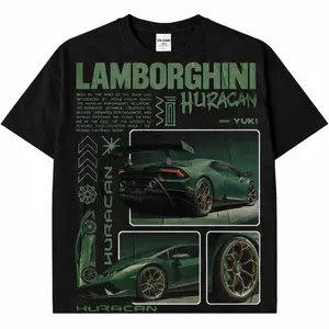Vintage Lamborghini Huracán Shirt, Retro Supercar Graphic Tee, Exotic Car Aesthetic T-Shirt, Y2K Performance Car Design Tee, Luxury Sports Car Streetwear, Unisex Black Tee, Gift for Car Lovers, Gift for Men, Crew Neck T-shirt, Trending T-shirt