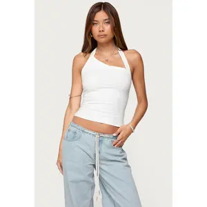 Kylan Asymmetric Halter Top