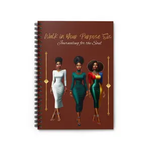 Walk in Your Purpose Sis- Journaling for the Soul, Inspirational Note Taking, Gift for Her, Self-Reflection Journal, Creative Writing
