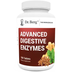 Advanced Digestive Enzymes with Apple Cider Vinegar and Pancreatin - 180 Tablets Fitness Supplement Edible Dietary Healthcare Vitamin