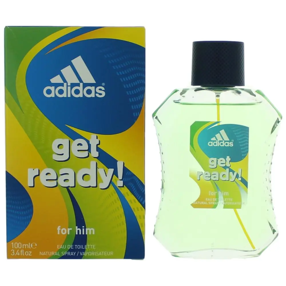 Adidas Get Ready Eau De Toilette Spray for Men - 3.4 oz (3 to 3.9 fl oz Range)