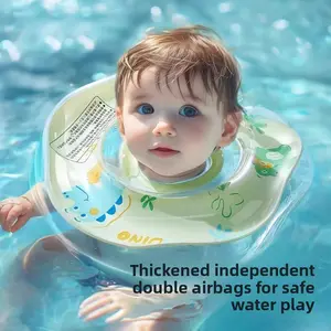 Hospital-Grade 3-in-1 Adjustable Baby Neck Swimming Ring – UPF 50+ Sun Protection & Quick-Dry Design for Infant & Toddler Pool & Beach Training, Double Air Chamber Safety (0-3 Years)