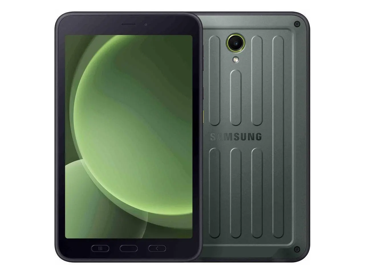 Samsung 8" Galaxy Tab Active5 Rugged Tablet - Samsung Exynos 1380 (2 GHz) - 6GB - 128GB Flash Storage - Android 14 - Black/Green (SM-X300NZGAN20)