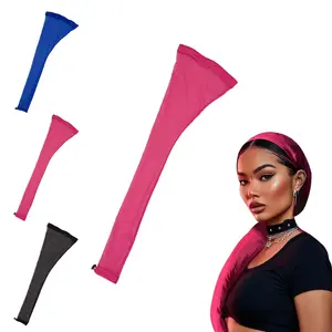 Hairweave Sleeve for Locs, Fashionable Design - Haircare for Wig, Dreadlocks Women, Extra Long Wig Breathable Stretchy With Elastic For Bun Faux Hair, For Black Women (Pink)