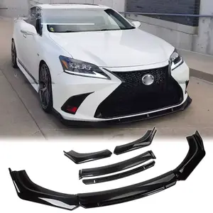 For Lexus ES350 IS350 250 Gloss Black Front Bumper Lip Splitter Spoiler Body Kit