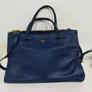 Pre-owned france Tote Bags Prada Dark blue killer bag（SZ 06006 ）